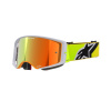 ALPINESTARS okuliare SUPERTECH CORP, ALPINESTARS (žltá fluo/šedá, zrkadlové červené plexi) 2025