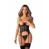 Obsessive Donarella Corset & Thong Black