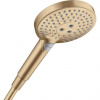Hansgrohe Ručná sprcha Raindance Select S 12,5 cm, s EcoSmart, brúsený bronz 26531140
