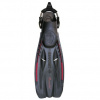 Plutvy POWER JET + SPRING STRAPS, Beuchat, Beuchat čierna regular