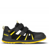Bennon Ribbon S1 Esd Sandal Bezpečnostné sandále čierna/žltá 47