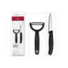 Súprava VICTORINOX čierna 6.7113.22 (Victorinox sada lúpacieho noža s Y-škrabkou)
