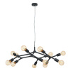Retro a vintage svietidlo EGLO Black BOCADELLA 98347