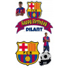 CUKROVÁ TLAČ jedlý obrázok na tortu Cukrová hmota FC BARCELONA Lamine Yamal Leo M
