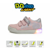 D.D.STEP LIGHT 068 svietiace topánky srdiečko - baby pink Veľkosť-obuvi: 36
