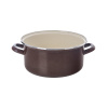 Smaltovaný kastrol Orion BROWN Lem 4 l