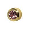 Náušnice na piercing STUDEX Universal, R206Y 12 párov - zlaté