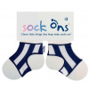 Sock Ons Classic Baby, Designer Navy Stripes