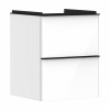 Hansgrohe Xelu Q skrinka 48x49.5x60.5 cm závesná kúpeľňová skrinka pod umývadlo biela-čierna 54019670
