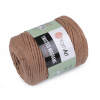 YarnArt Pletací příze Twisted Macrame 500 g - 20 (788) hnědobéžová