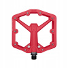 Platformové pedále crankbrothers Stamp 1 gen 2 Large červená