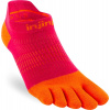 Injinji ponožky RUN no show - červená/oranžová Velikost: M