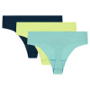 Dámske tangá Under Armour Pure Stretch No Show Thong -Solid 3Pack Blue Haze XL