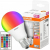 Žiarovka, žiarivka - OSRAM LED hviezda RGB žiarovka + pilot 9W = 60W E27 A60 (OSRAM LED hviezda RGB žiarovka + pilot 9W = 60W E27 A60)