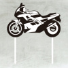 Motorka dvojfarebný zápich z bioplastu