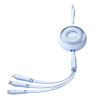 Joyroom S-A40 Colorful Series USB-A na USB-C / Lightning / microUSB, 1, modrý