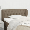 VidaXL Opierka hlavy, taupe, 93x23x78/88 cm, tkanina