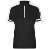 James&Nicholson Dámske cyklistické tričko JN451 Black L