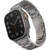 Remienok Uniq Osta článkový oceľový pre Apple Watch 49/45/44/42 mm, Titanium Silver UNIQ-49MM-OSTASIL