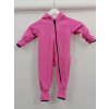 Dojčensky overal - PAJACKEK PLAyshoes 74 ružové (Playshoes ružová ružová teplá kapucňa 74 Zeh)