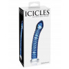 Sklenené dildo icicles No. 29 pipedream 19 cm
