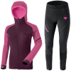 Komplet DYNAFIT Radical PTC W JKT Magenta + DYNAFIT Alpine Warm Pants W Black