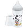 NUK Perfect Match fľaša MICKEY s kontrolou teploty - 260 ml Farba: sivá