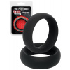 Push Production Silicone Donut Cockring Black (40/20mm)