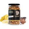 Granola z lupienkov lúpaného tigrieho orecha z Valencie s karobovou čokoládou a banánom 250g Tigernut