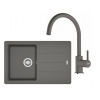 FRANKE SETG279ŠK fragranitový drez 780x500 mm BFG 611-78+batéria FC 6018.084 Šedý kameň FRA 114.0700.809