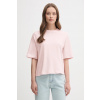 Bavlnené tričko United Colors of Benetton dámske, fialová farba, 3BL0E17G5 XL