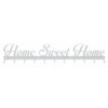 Nástenný vešiak Home Sweet Home 80 cm BIELY VYPR