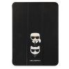 Puzdro Karl Lagerfeld na Apple iPad Pro 12.9 KLFC12OKCK Karl Lagerfeld and Choupette Head Saffiano čierne