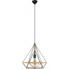 Závěsná lampa Mdeco Drátěná závěsná lampa ELM8802/1 ZWIS - 06 MDECO kovové LUMINAIRE průmyslové ZWIS loft černá