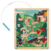 Janod Magnetický labyrint Život v lese 25x21 cm