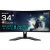 Gigabyte GIGABYTE G34WQCP 86,36cm 34 inch VA Edge monitor 3440x1440 350cd/m2 180Hz 2xHDMI 2.0 2xDP 1.4 (G34WQCP)