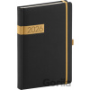 NOTIQUE Denný diár Twill 2026 (čierno-zlatý) - Notique
