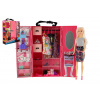 Teddies Bábika Lynna so skriňou plast 30cm s doplnkami v krabici 26x32x8cm