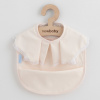Luxusný umývateľný podbradník New Baby 34x25 cm girl -