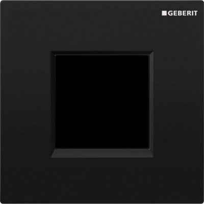 GEBERIT Sigma30 elektronické ovládanie splachovania pisoárov, 230 V, čierna/lesklý chróm/čierna, 116.027.KM.1