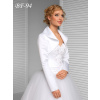 Svadobné bolerko s dlhým rukávom - biele: BF-94 Rozmer: XXL