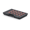 box organizér 290x195x35mm NOR KNO30204-S429 čierny plastový Kistenberg