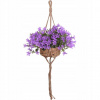 Stojan na kvety - Kvetinový závesný prútený flowerpot 27 cm (Stojan na kvety - Kvetinový závesný prútený flowerpot 27 cm)