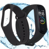 REMIENOK PRE XIAOMI MI BAND 3 / XIAOMI MI BAND 4 - SILNÝ NÁHRADNÝ PÁSIK - ČIERNY