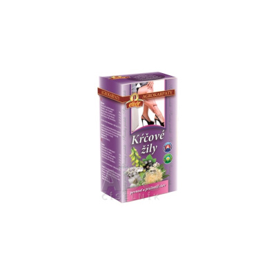 AGROKARPATY KŔČOVÉ ŽILY bylinný čaj, čistý prírodný produkt, 20x2 g (40 g)