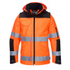 PORTWEST HI-VIS 3v1 C469 / Zateplená reflexná bunda - HV oranžová/čierna M