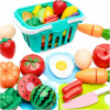 Plastová kuchynská súprava s ovocím a zeleninou pre deti 3+