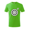Terč na lukostreľbu - Tričko detské bavlnené - 146 cm/10 rokov ( Apple Green )