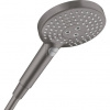 Hansgrohe Ručná sprcha Raindance Select S 12,5 cm, s EcoSmart, brúsený čierny chróm 26531340