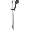 HANSGROHE Vernis Blend sprchová súprava, ručná sprcha Vario 2jet priemer 100 mm, 65 cm sprchová tyč, jazdec a sprchová hadica 160 cm, matná čierna, 26422670